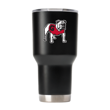 UGA 30oz Standing Bulldog Stainless Steel Sidekick Tumbler