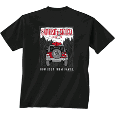 UGA Jeep Tri-Blend Tee