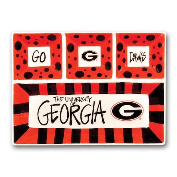 UGA Magnolia Lane 4 Section Platter