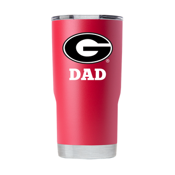 UGA 20oz Red Georgia Dad Stainless Steel Sidekick Tumbler