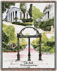 UGA Arch Throw