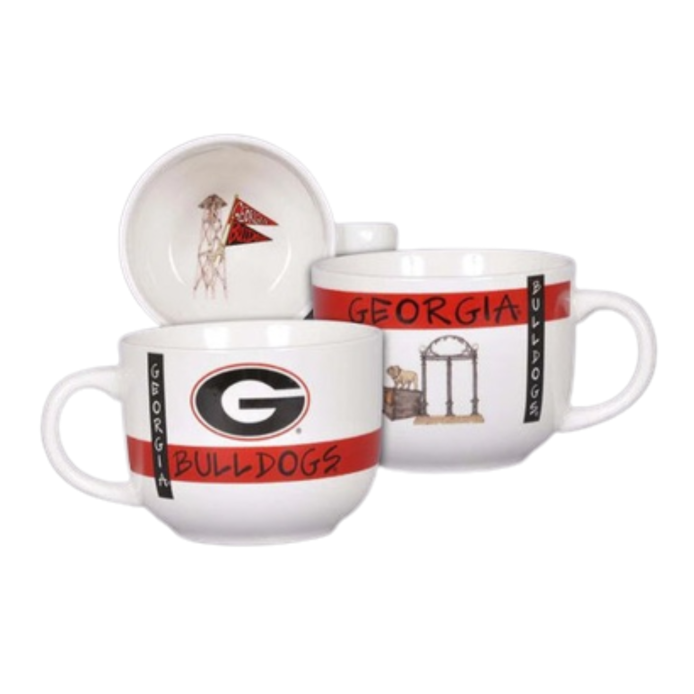 UGA Magnolia Lane Soup Mug