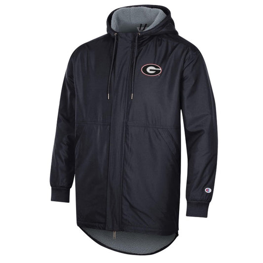 UGA Champion Men's Sherpa Lined Stadium Jacket