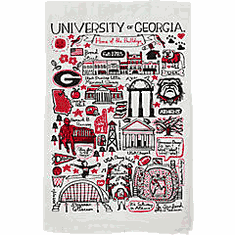 UGA Julia Gash Tea Towel