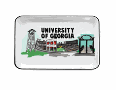 UGA Landmark Trinket Tray