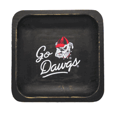 UGA Wooden Trinket Tray
