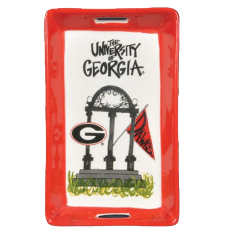 UGA Porcelain Arch Trinket Tray