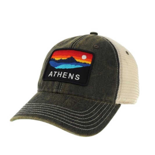 Athens GA Legacy Horizon Patch Old Favorite Trucker Hat