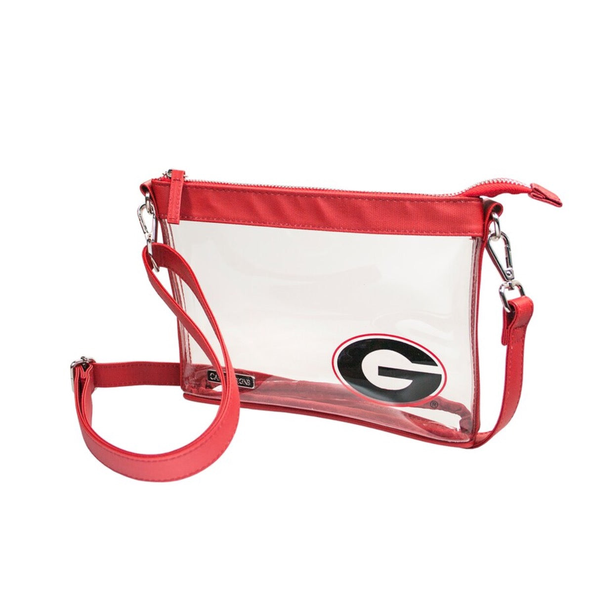 UGA Large Clear Crossbody Purse