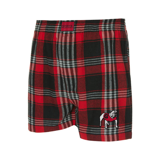 Georgia Men's Region Flannel Boxer Short