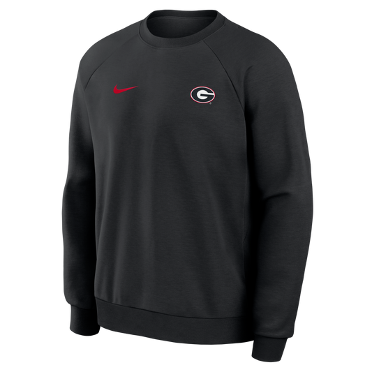 Georgia Premium Performance Men's Nike Dri-FIT College Pullover Crew
