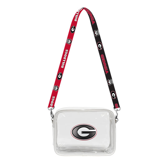 Little Earth Fancy Fan Clear Purse