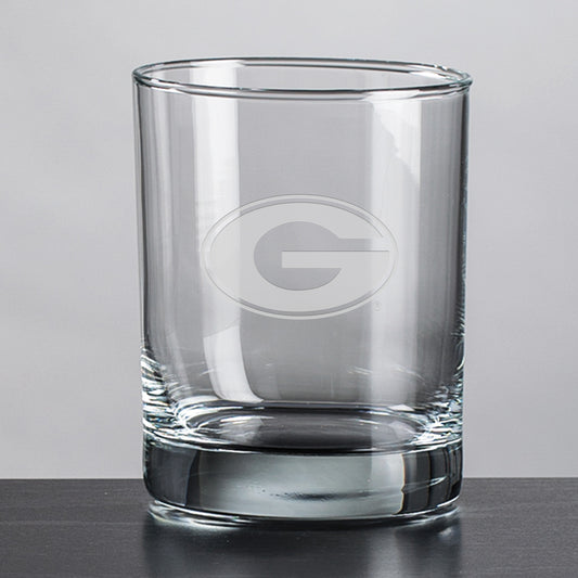 UGA Aristocrat 16oz Rocks Glass