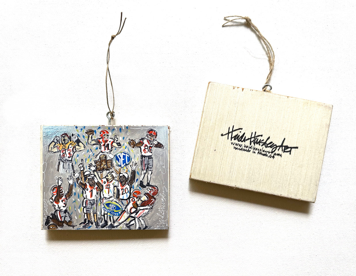 UGA Heidi Hensley 2025 SEC Champions Ornament