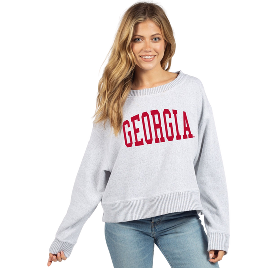 Georgia ChickaD Cool Down Cropped Pullover