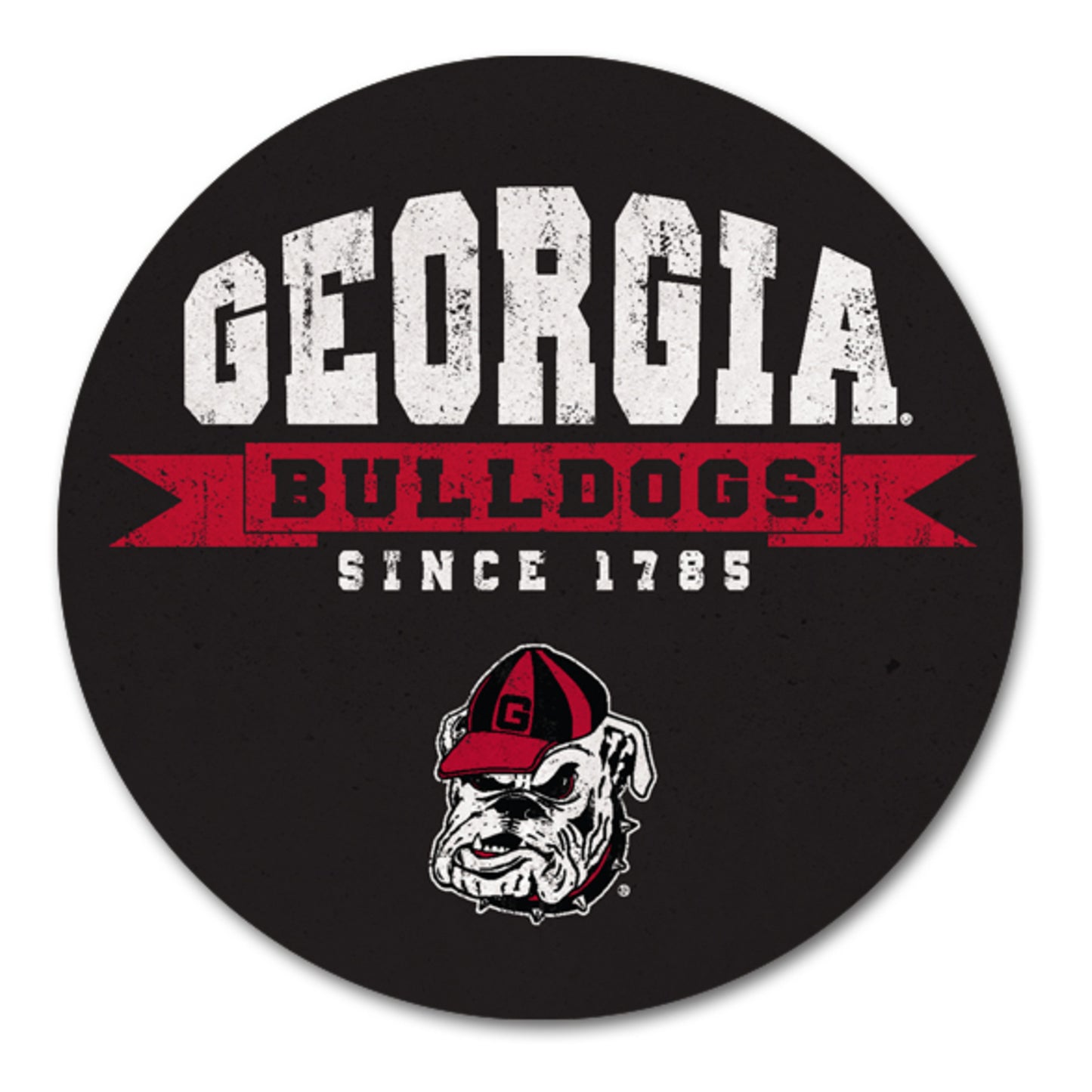 UGA Circle Thirsty Stone Coaster