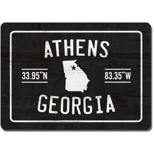 Athens Latitude/Longitude Magnet