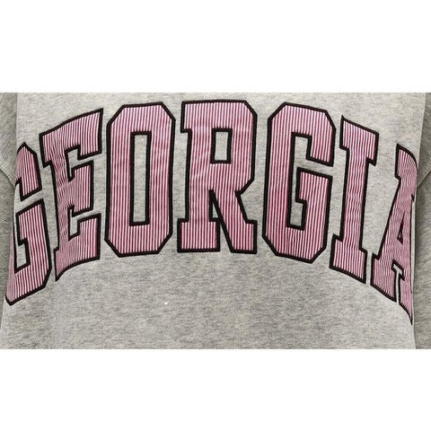PRE-ORDER Georgia Seersucker Mockneck Sweatshirt