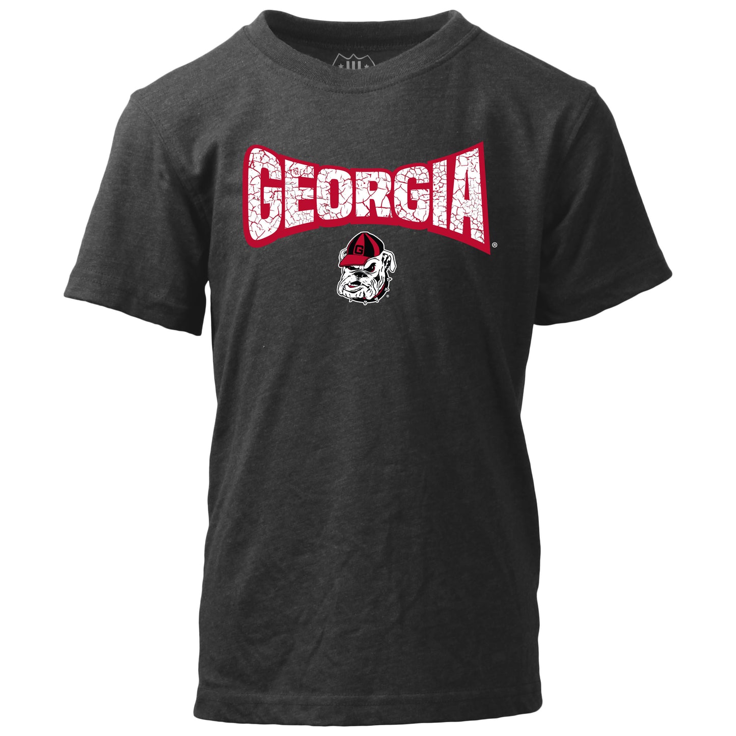 UGA Wes and Willy Toddler Black Tri-Blend Tee