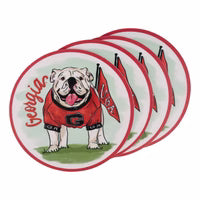 UGA Mascot Drink Coaster Set/4