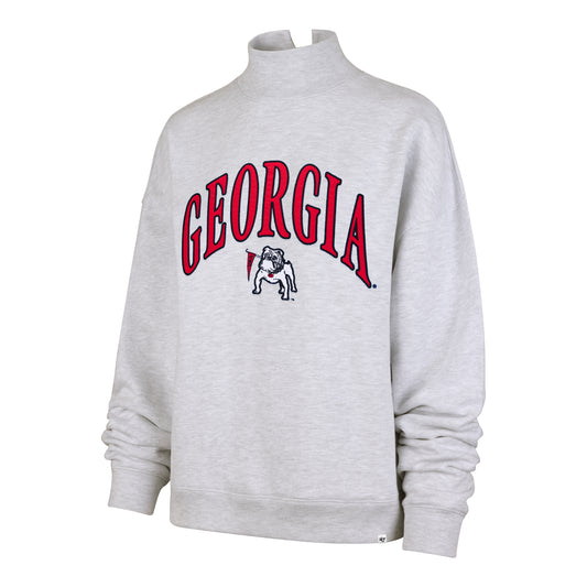 '47 Brand Georgia Vantage Mockneck Crew - Relay Grey