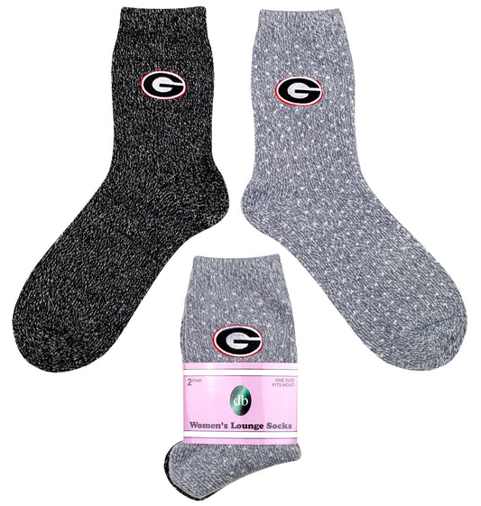 University of Georgia Ladies Lounge Sock 2 Pack