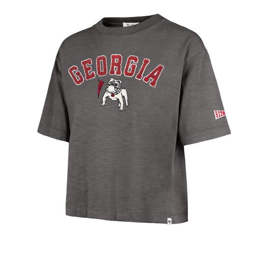 Georgia Bulldogs Vintage Elmore Well Worn Ladies ’47 Heavy Slub Tee