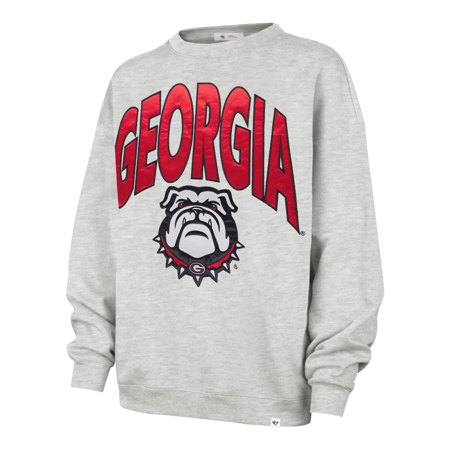 UGA 47 Brand Extra Innings Oversized Ladies Crew Slate Grey