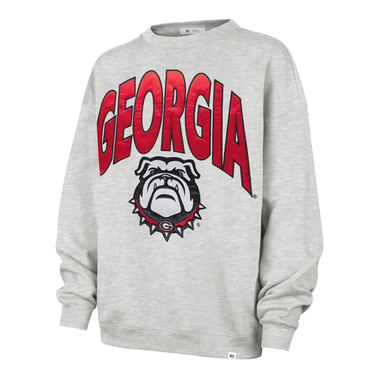 UGA 47 Brand Extra Innings Oversized Ladies Crew Slate Grey