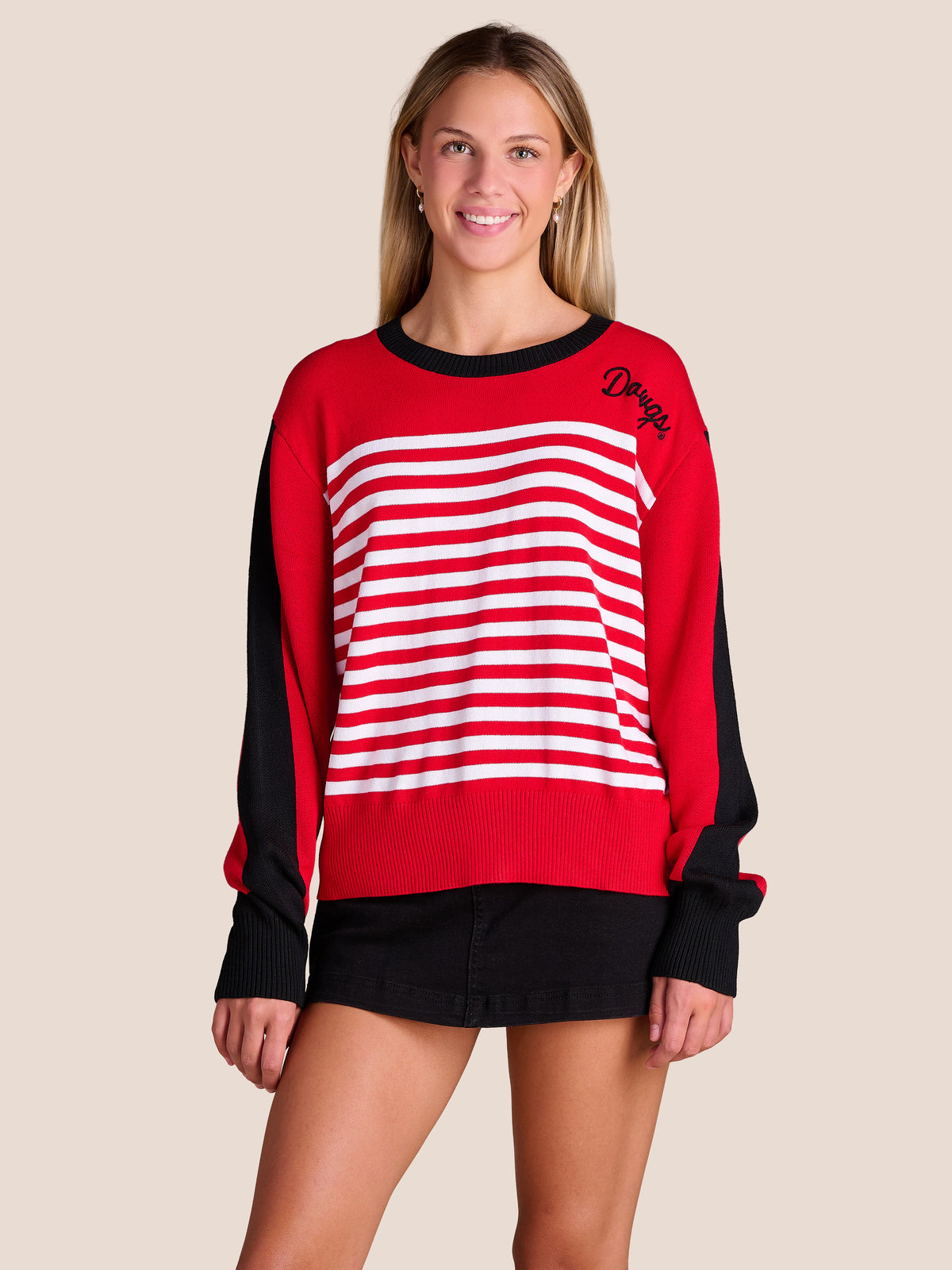 The Georgia Spirit Stripe Sweater