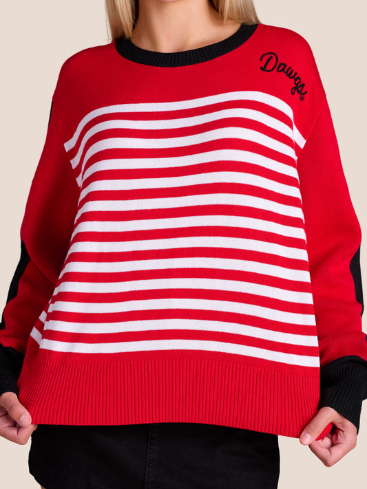 The Georgia Spirit Stripe Sweater