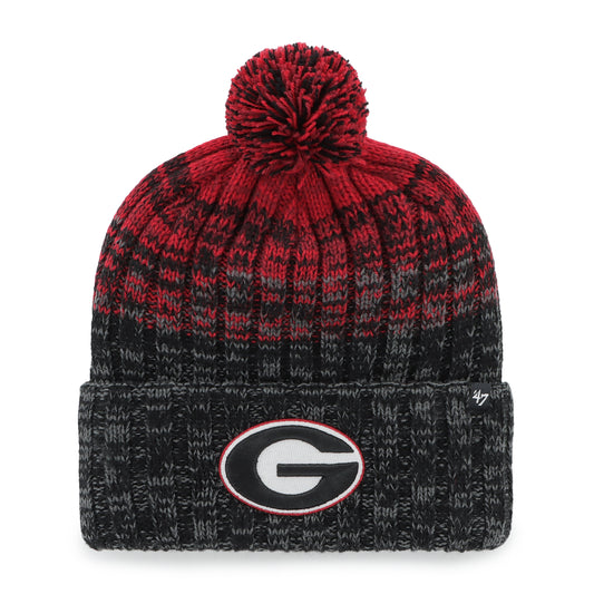 UGA 47 Brand Cascade Knit Cuff Beanie