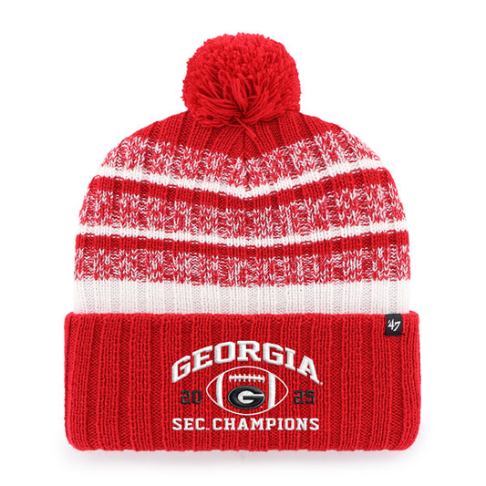 Georgia 2025 SEC Champs 47 Brand Northward Knit Beanie