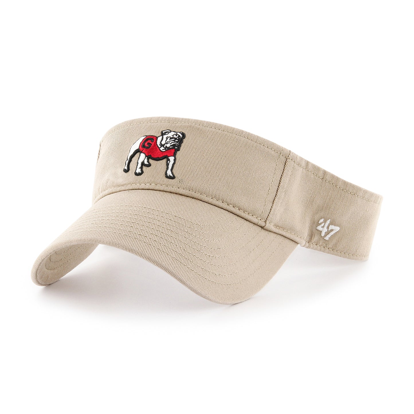 UGA 47 Brand Bulldog Cleanup Visor