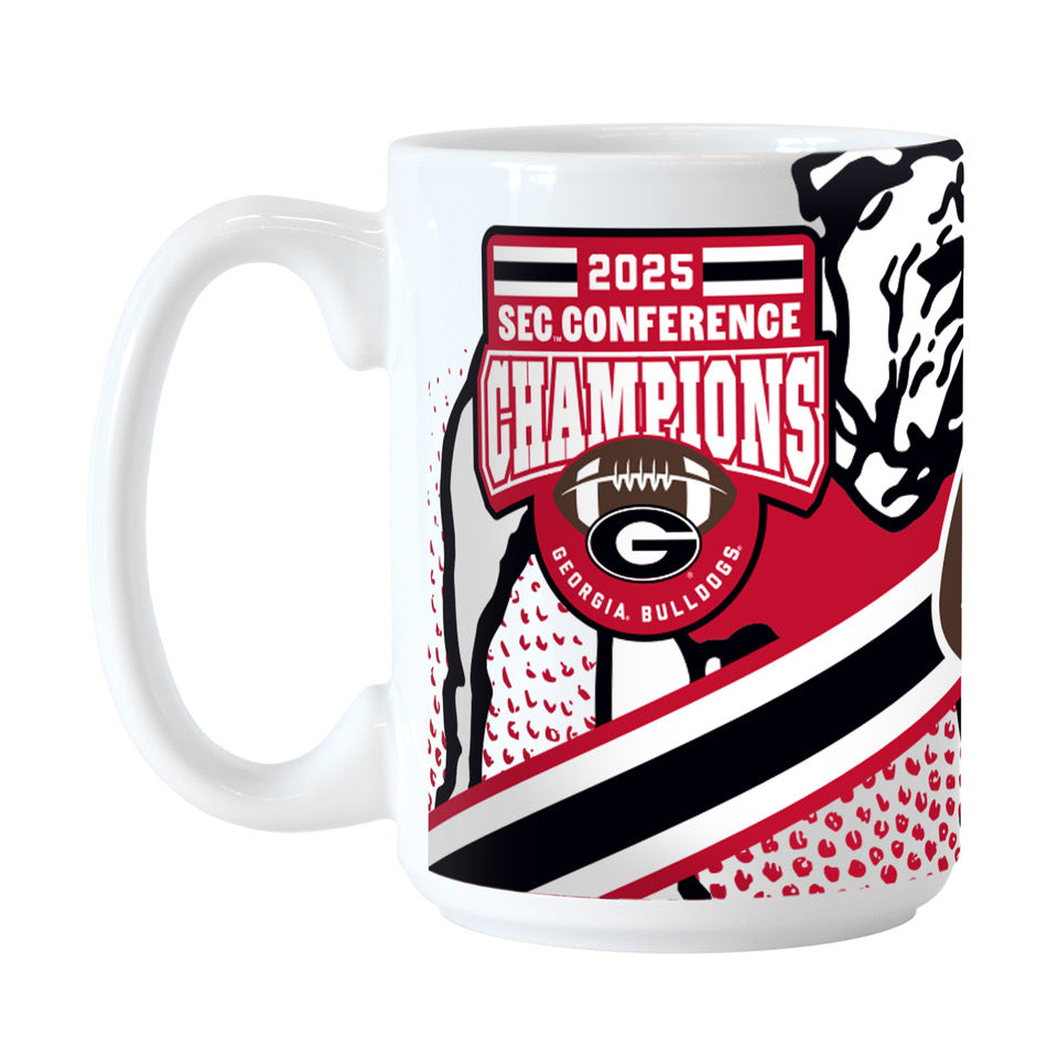 Georgia 2025 SEC Champs 15oz Mug