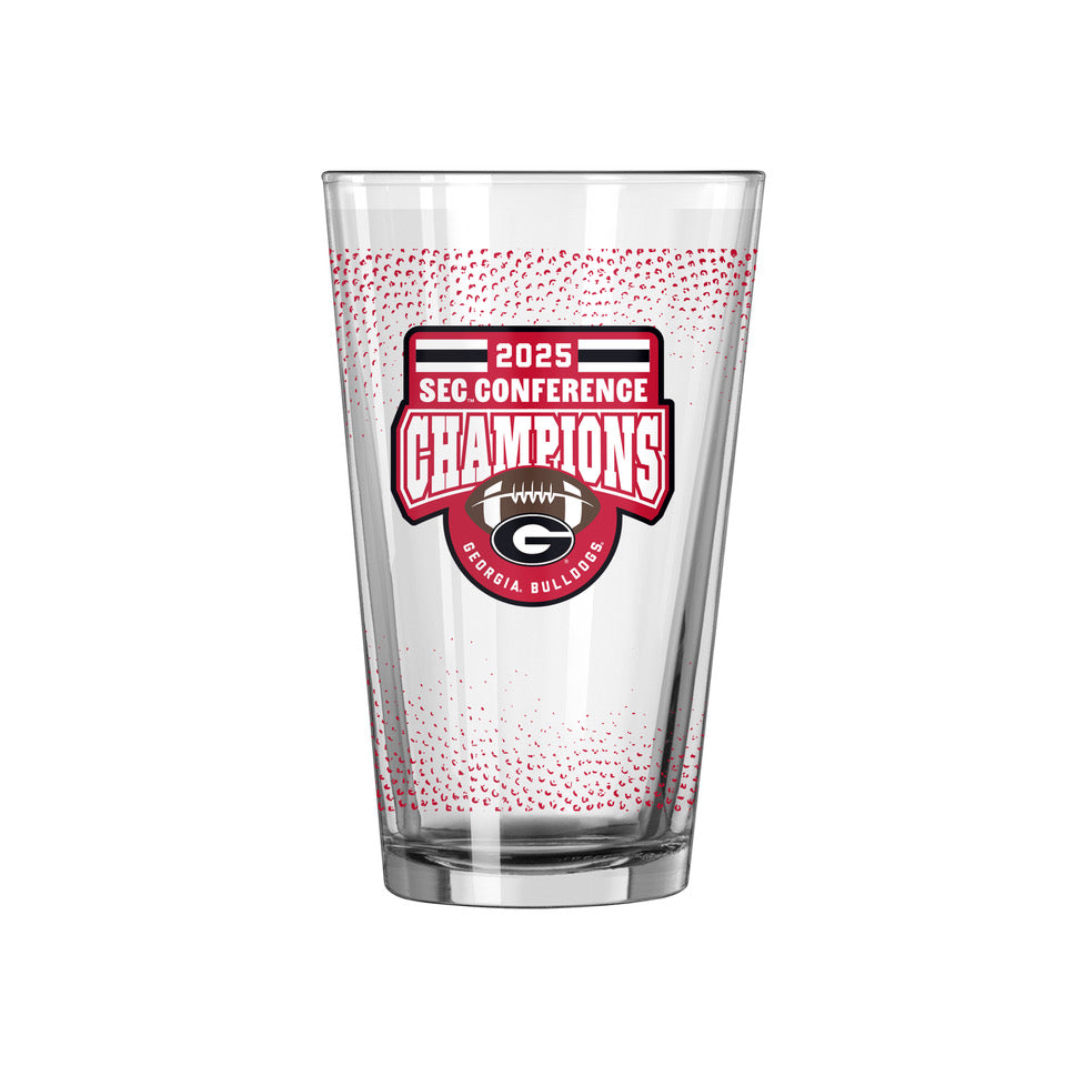 Georgia 2025 SEC Champs 16oz Pint Glass