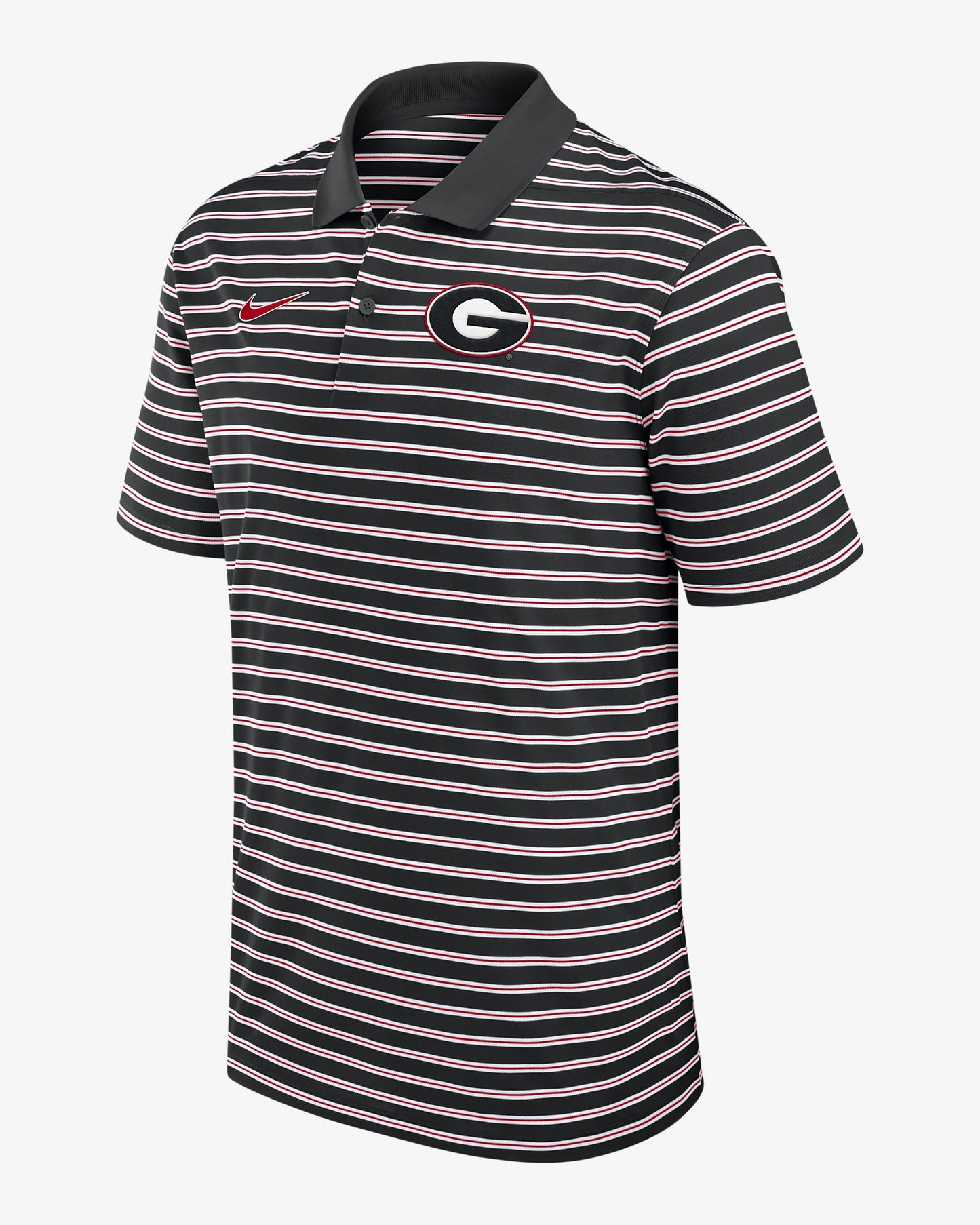 Georgia Nike Victory Dri-FIT Striped Polo