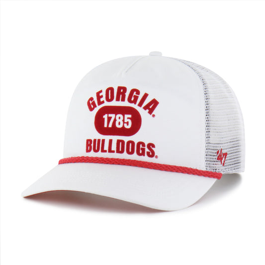 47 Brand White Flock Ball Hitch UGA Hat