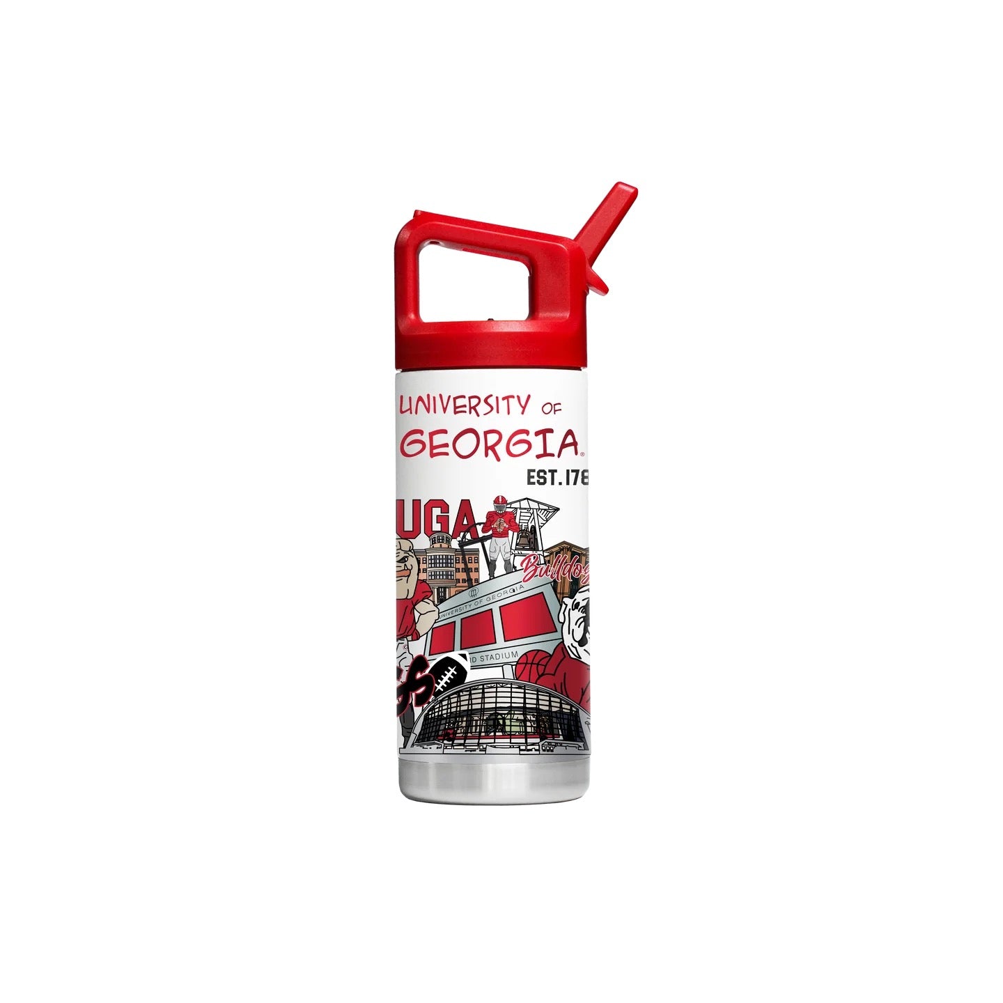 Georgia 16oz Youth Campus Icons Bottle