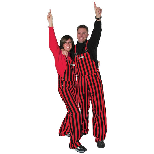 Red & Black Adult Game Bibs