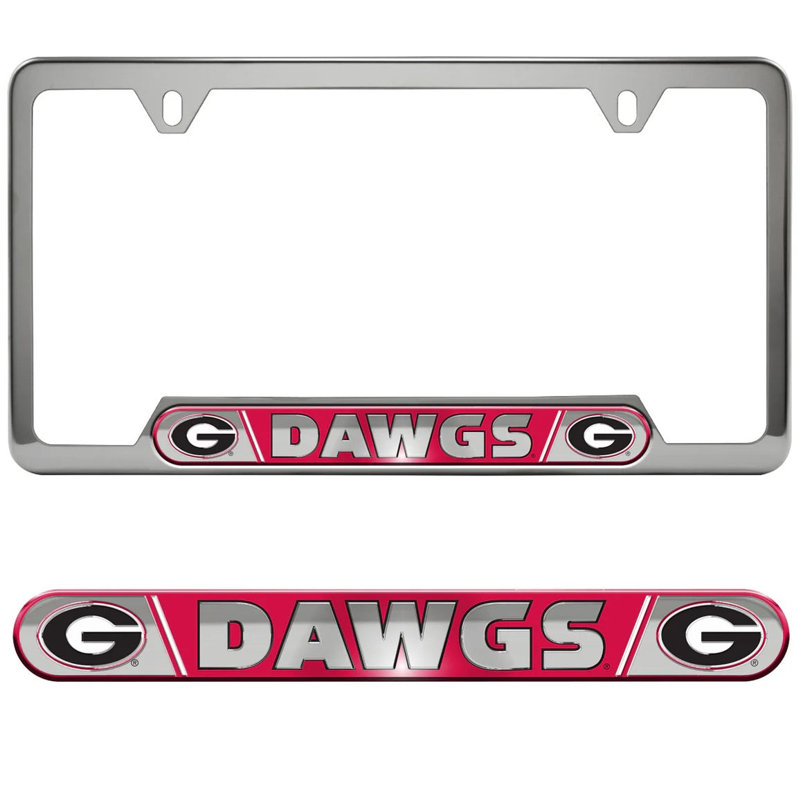 Embossed License Plate Frame