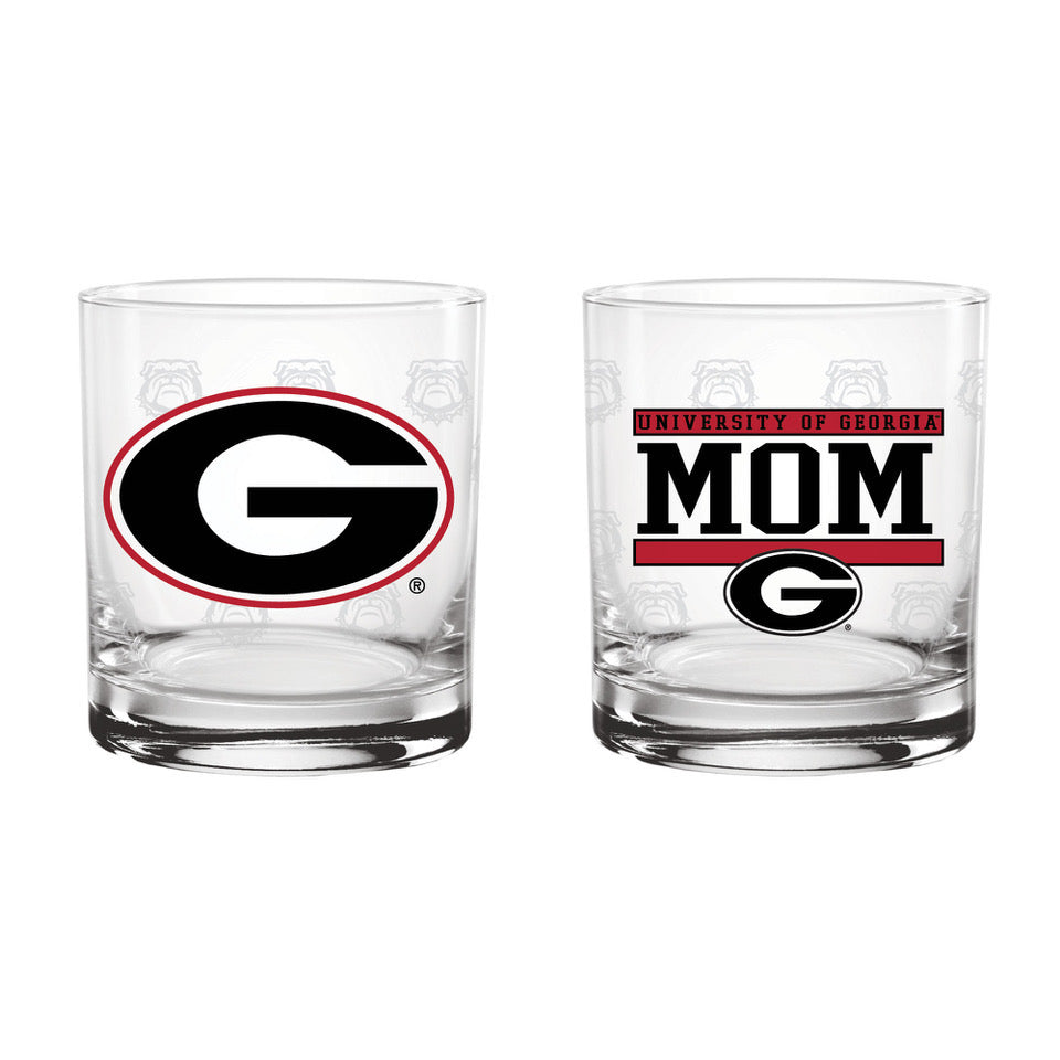 Georgia Mom Rocks Glass