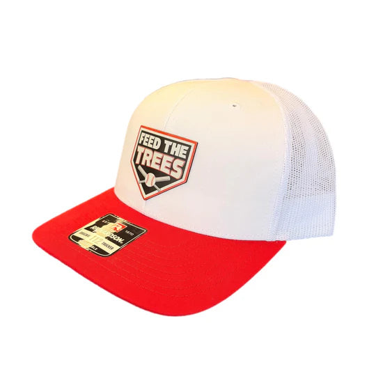 Feed The Trees Richardson Trucker Hat White/Red