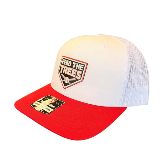 Feed The Trees Richardson Trucker Hat White/Red