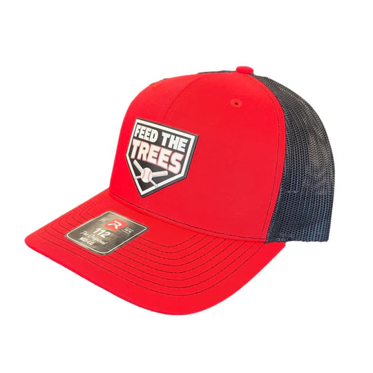 Feed The Trees Richardson Trucker Hat Red/Black