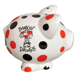 UGA Magnolia Lane Piggy Bank