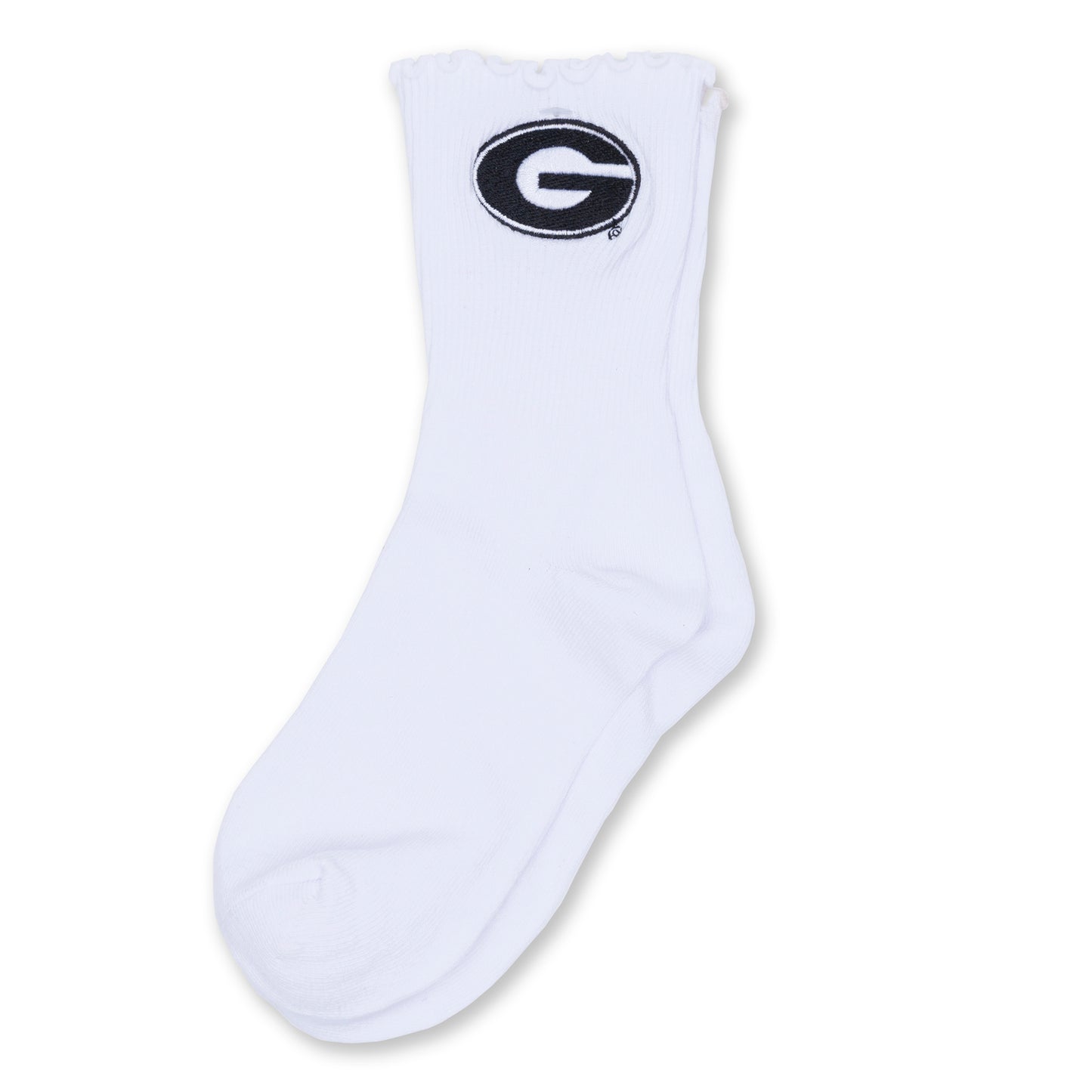 UGA Youth Lettuce Hem Socks