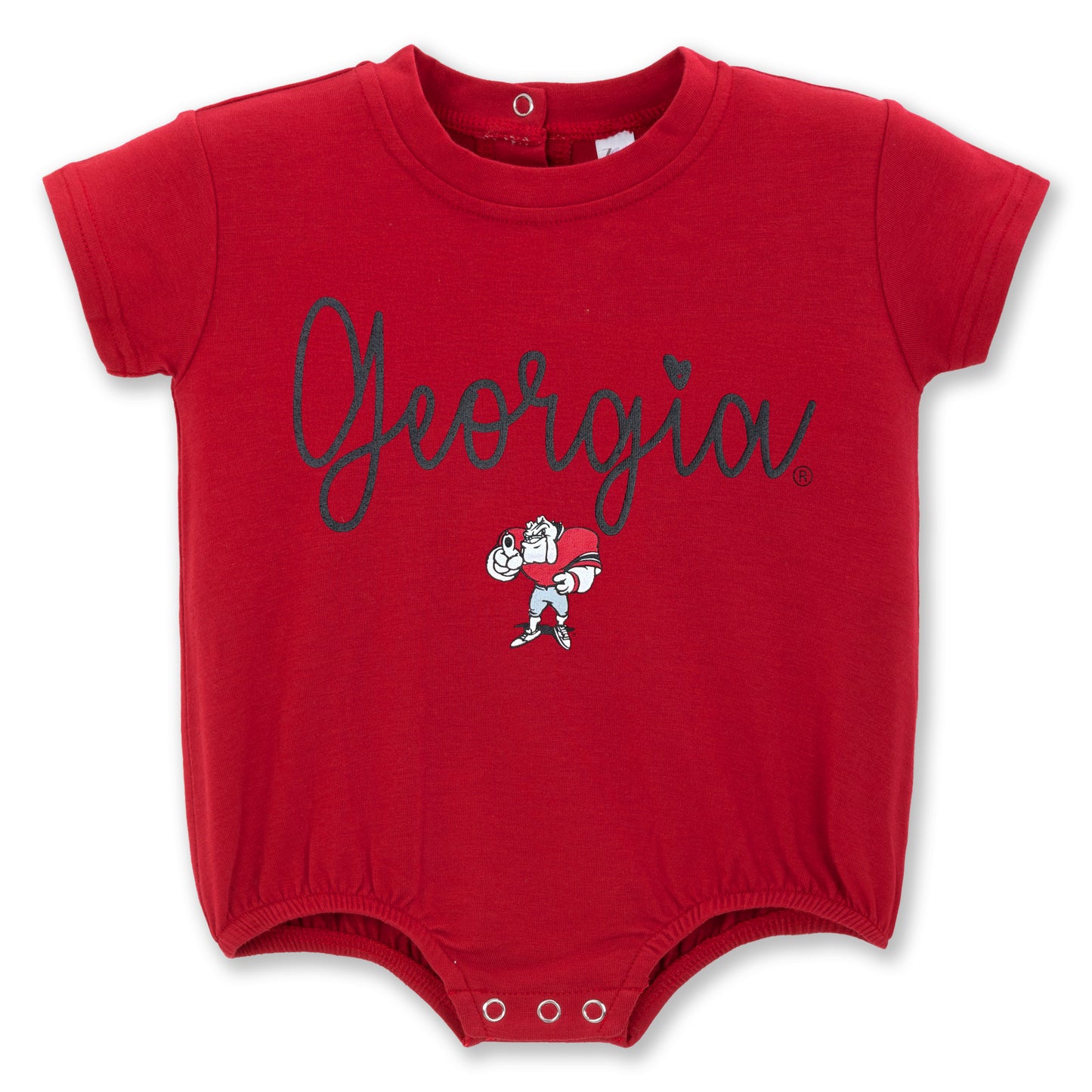Georgia Bulldogs Infant Bubble Romper
