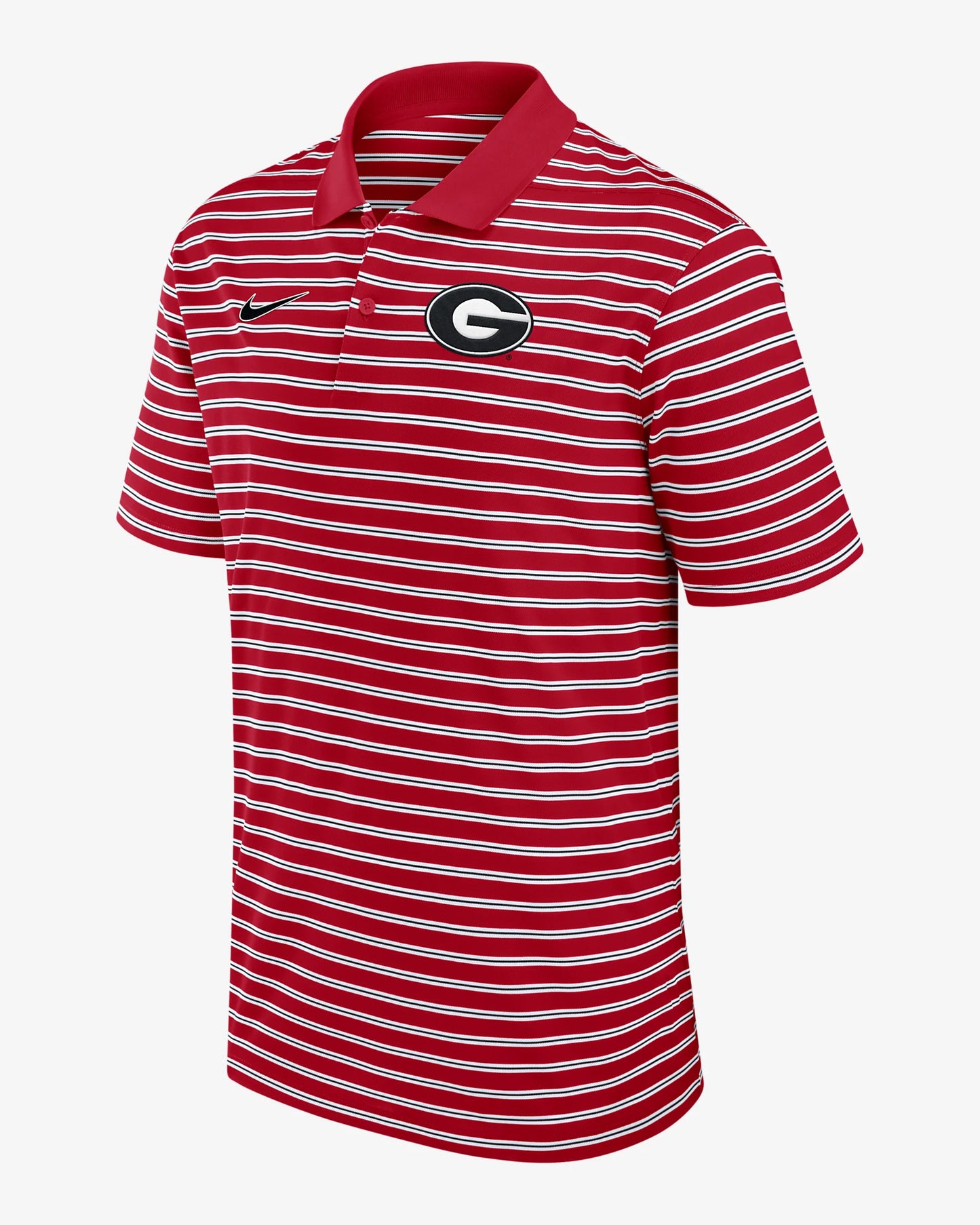 Georgia Nike Victory Dri-FIT Striped Polo