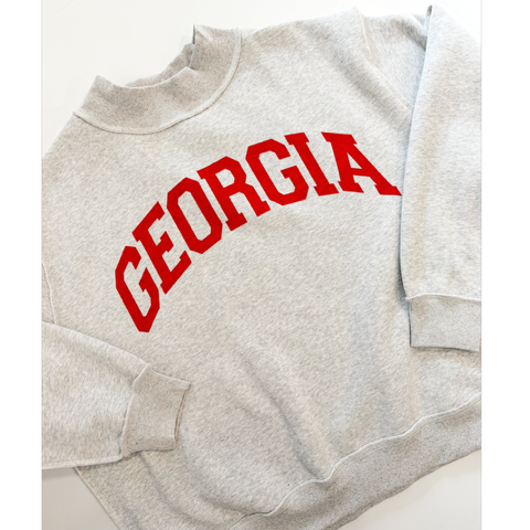 Georgia Reversible Mockneck Sweatshirt